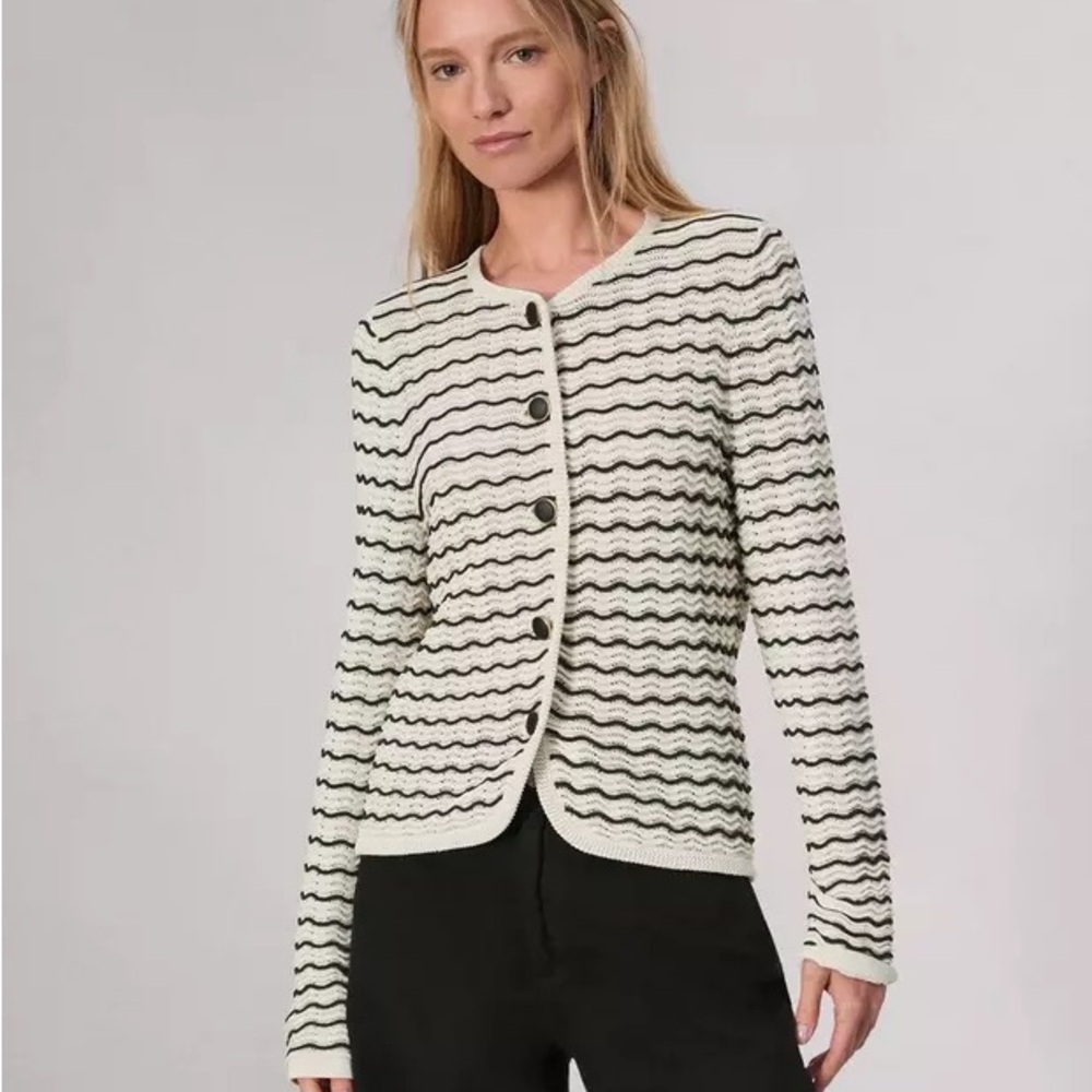 Rag&Bone Elisa Stripe Cardigan